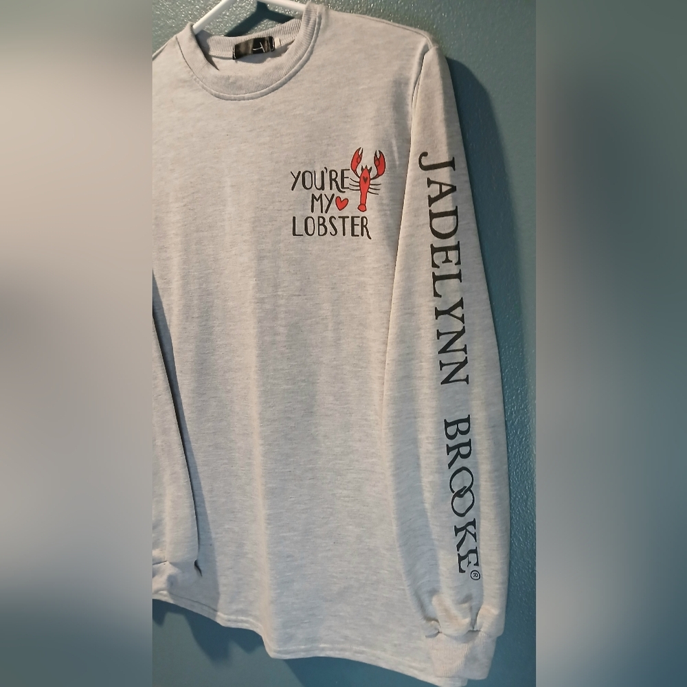 Jadelynn Brooks "You're My Lobster" Long Sleeve Graphic Shirt - Picture 3 of 4